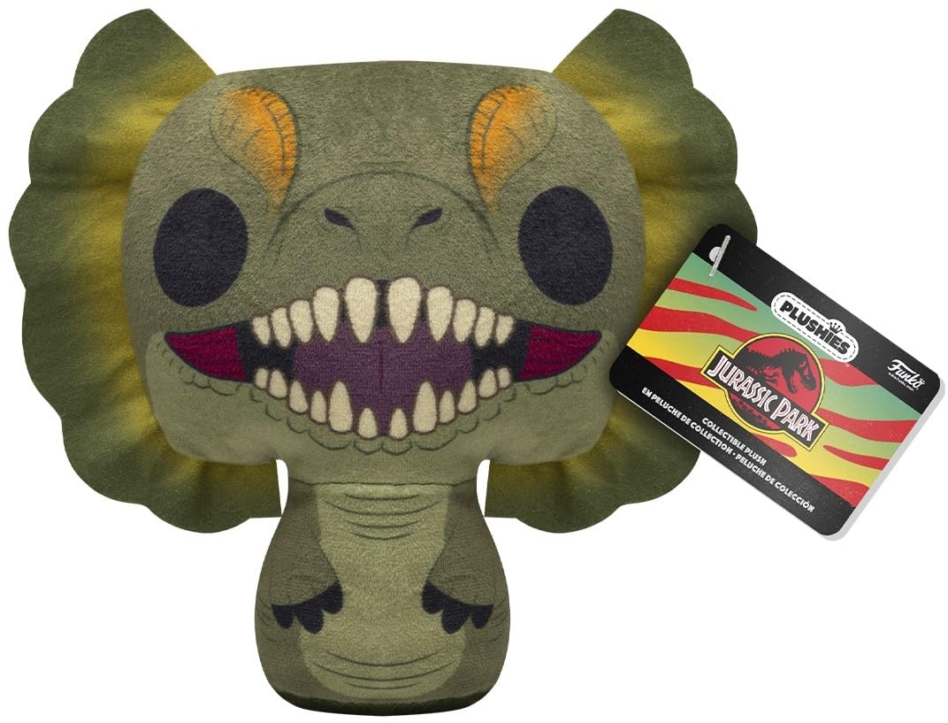 Funko Pop! Plush Mini: Jurassic Park - Dilophosaurus - Collectable Soft Toy - Birthday Gift Idea - Official Merchandise - Stuffed Plushie for Kids and Adults - Ideal for Movies Fans and Girlfriends
