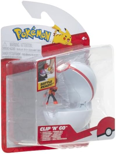 Pokemon - Clip N Go - Charcadet With Premier Ball (pkw4148)