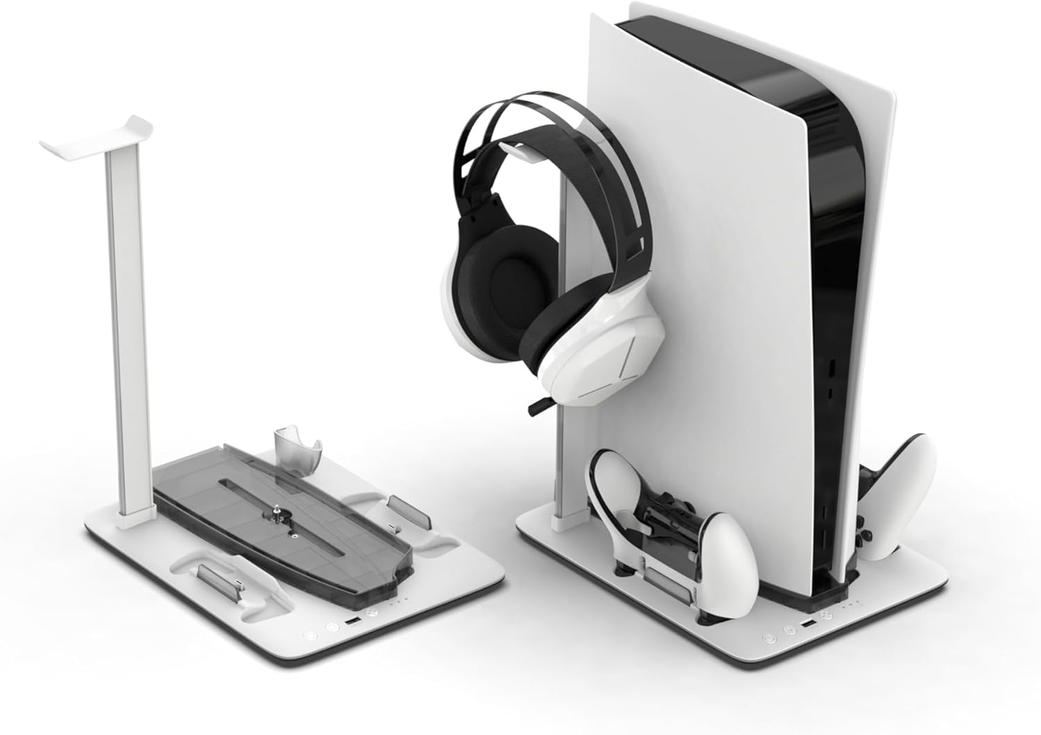 Imp Tech - Dlx+Led Multi Function Charge And Cool Stand - Grey