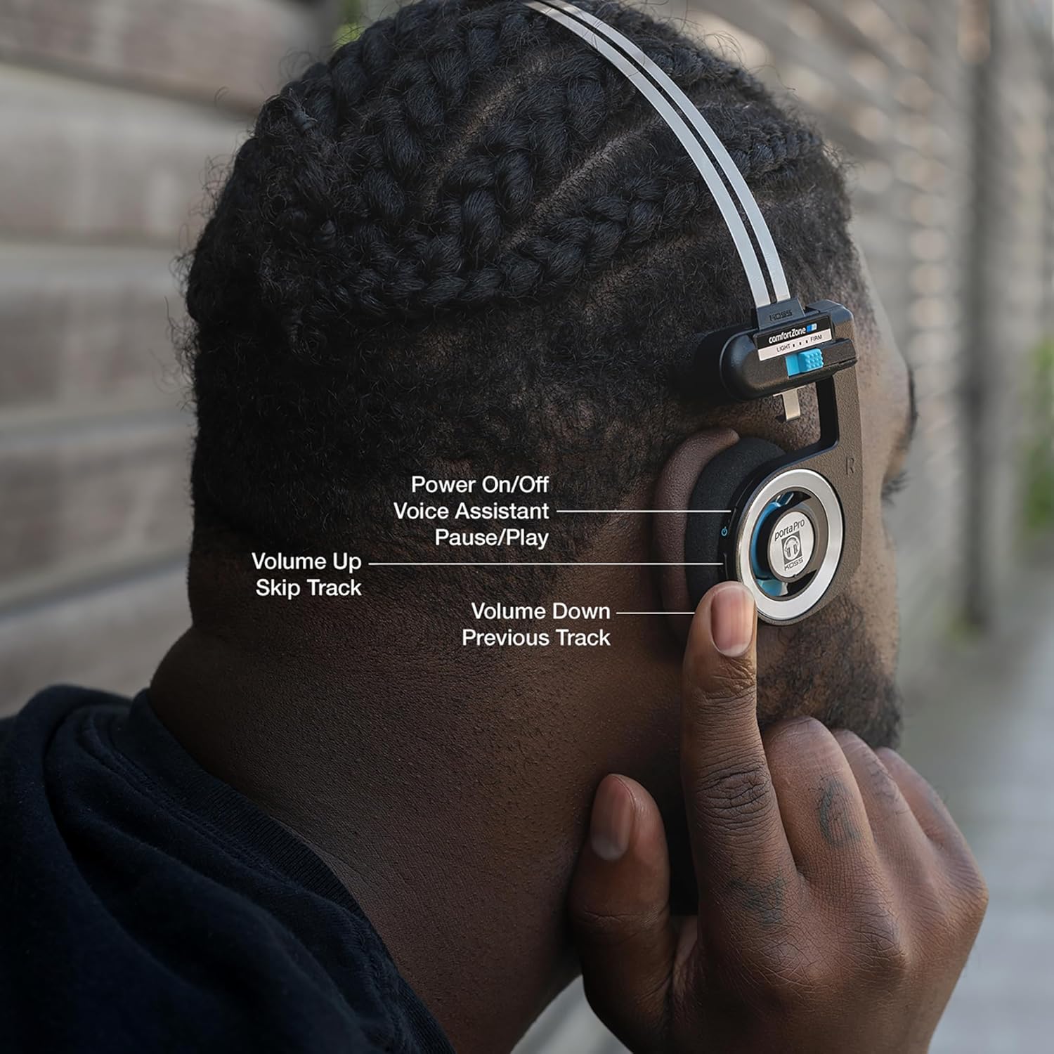 Koss - Headphone Portapro Wireless 2.0 On-Ear - Black