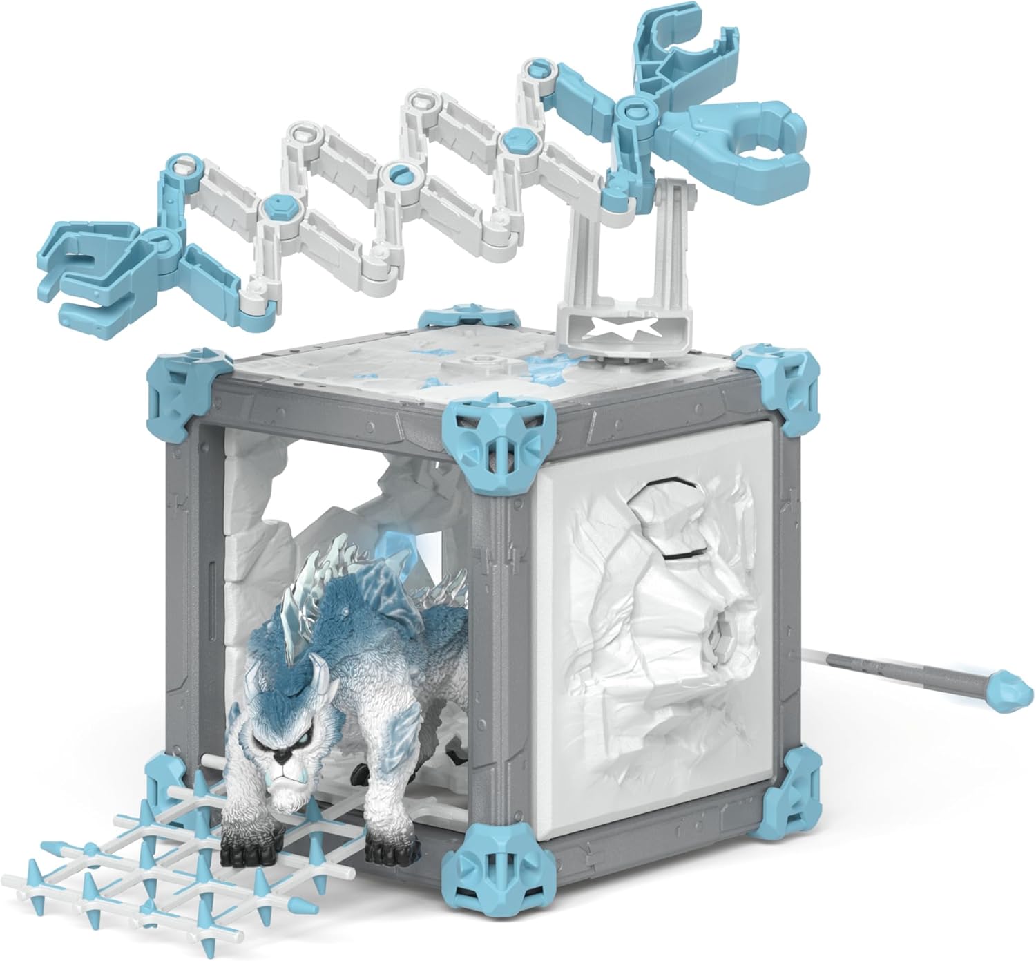SCHLEICH 42733 BattleCave Schneeschlitzer, ab 7 Jahren, ELDRADOR Creatures - Spielset, 48 Teile