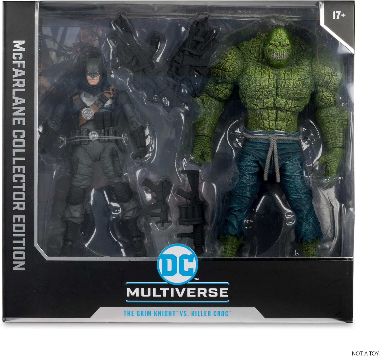 McFarlane DC Multiverse The Grim Knight vs Killer Croc (Dark Multiverse) 7in Figure and Mega Figure Collector Edition 2pk #3
