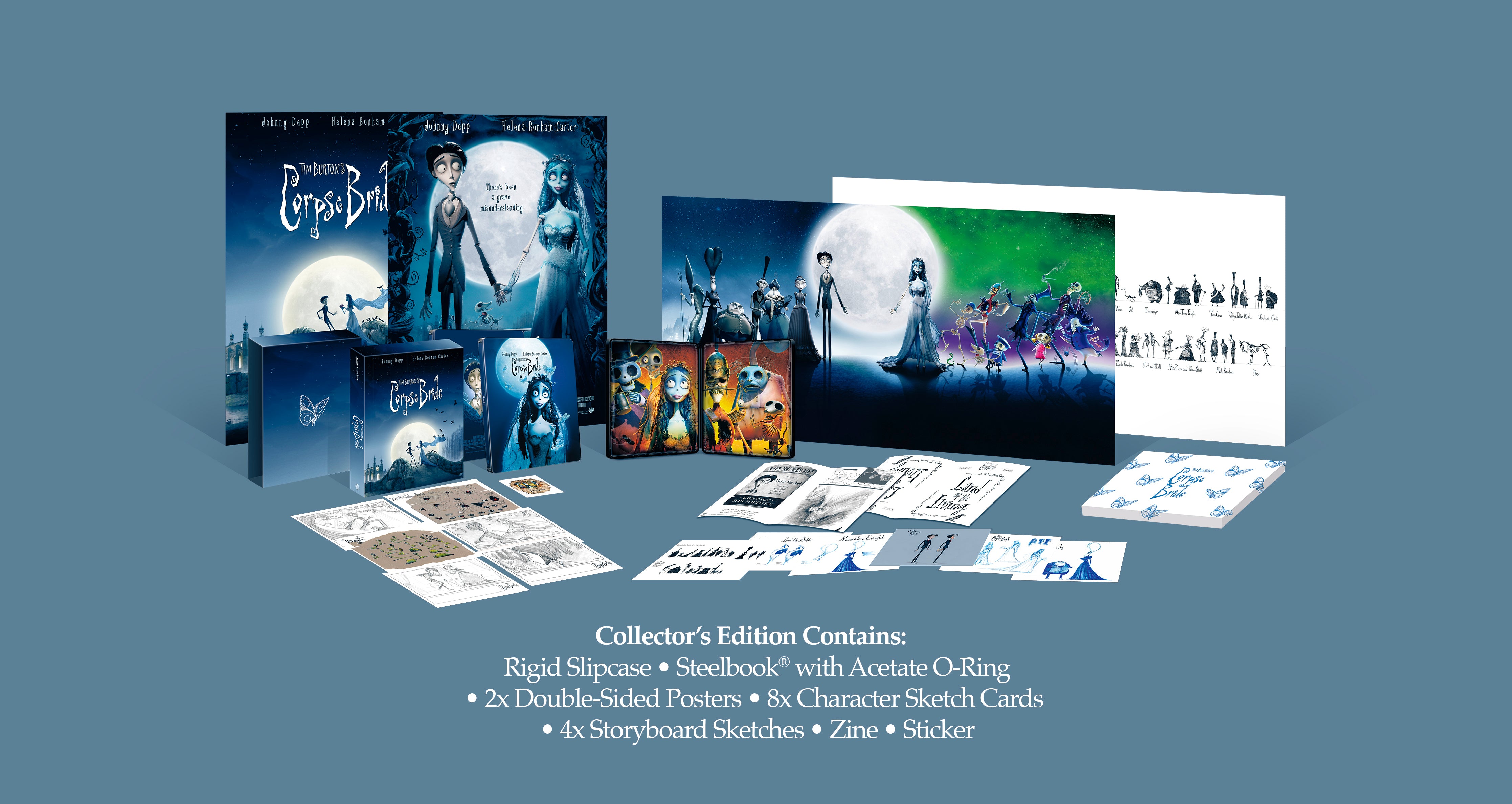 Tim Burton's Corpse Bride Limited Collector's Edition with Steelbook