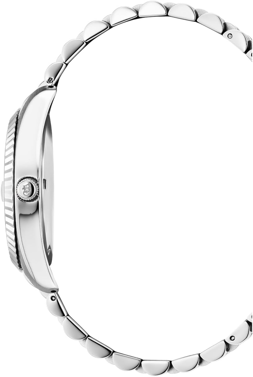 Jacques du Manoir Swiss-made Unisex Inspiration Business Silver Bracelet Watch