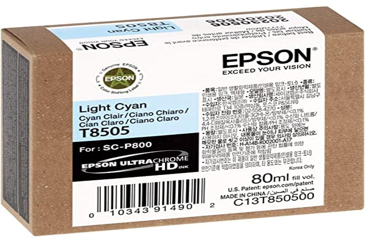 Epson T850500 Singlepack Light, cyan