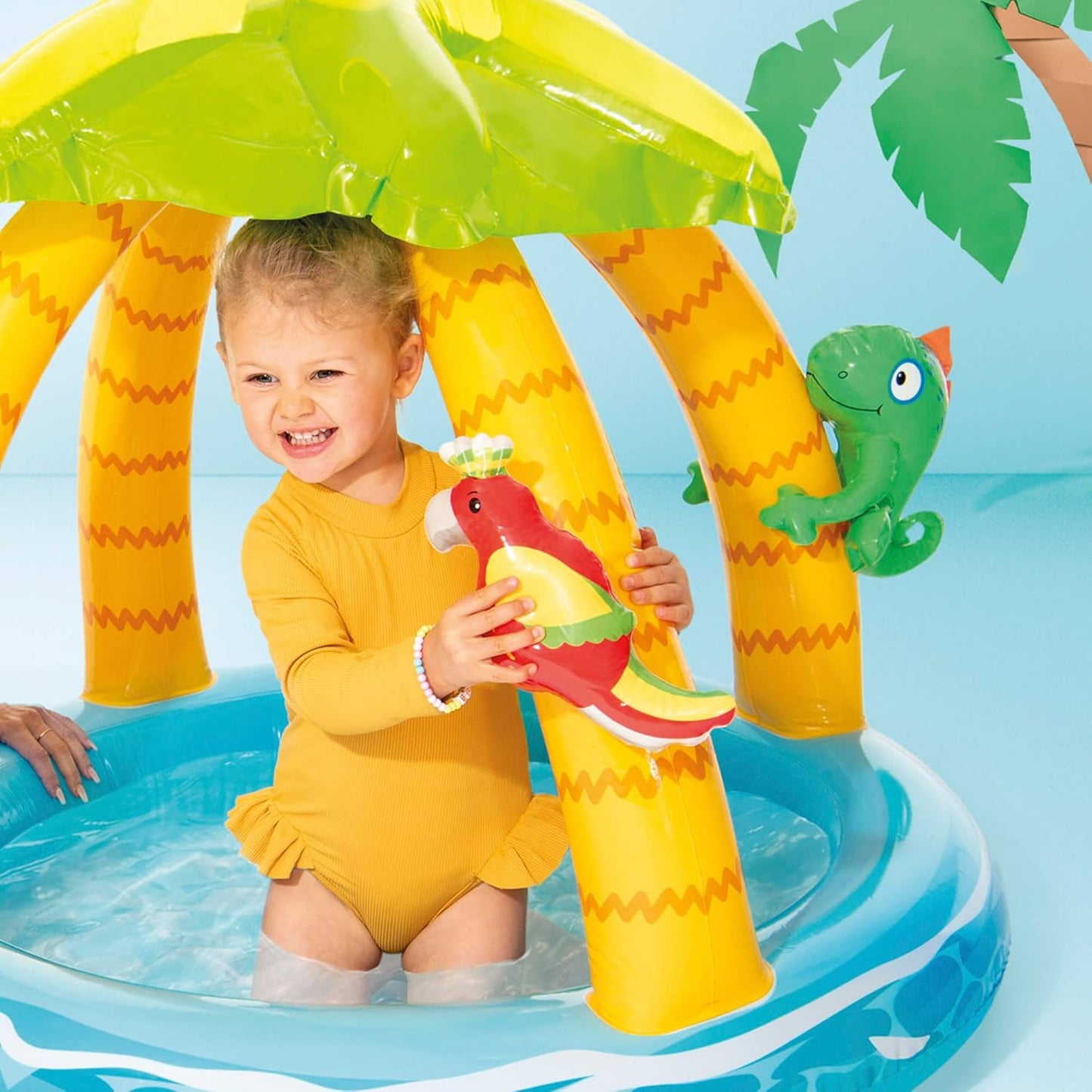 Intex - Tropical Island Baby Pool - 102 X 86 Cm (58417)