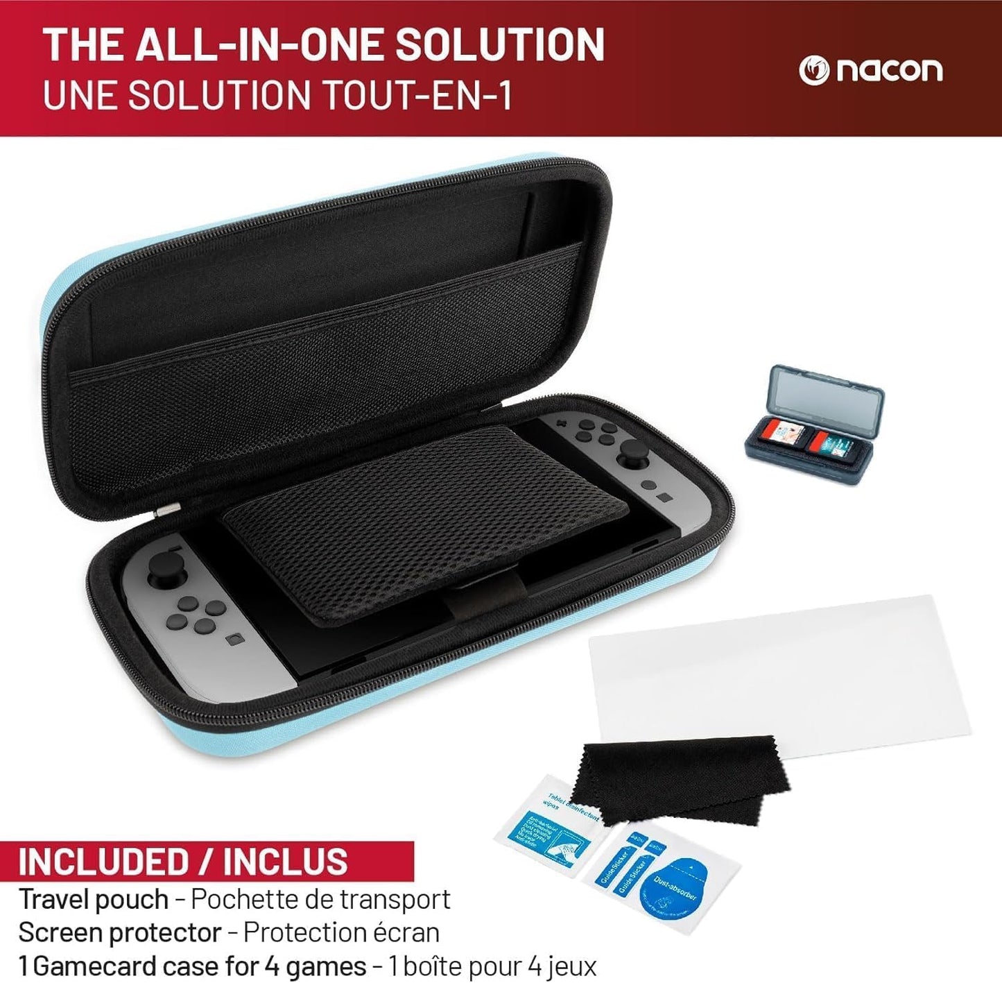 Nintendo Switch 2 - Nacon Beschermhoes Starter Pack (Black) (Switch2)