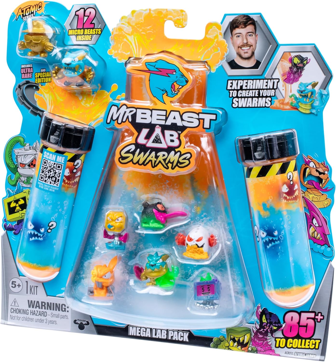 MrBeast Lab Swarms Atomic Series 12 Pack – Panther Claws, Orange