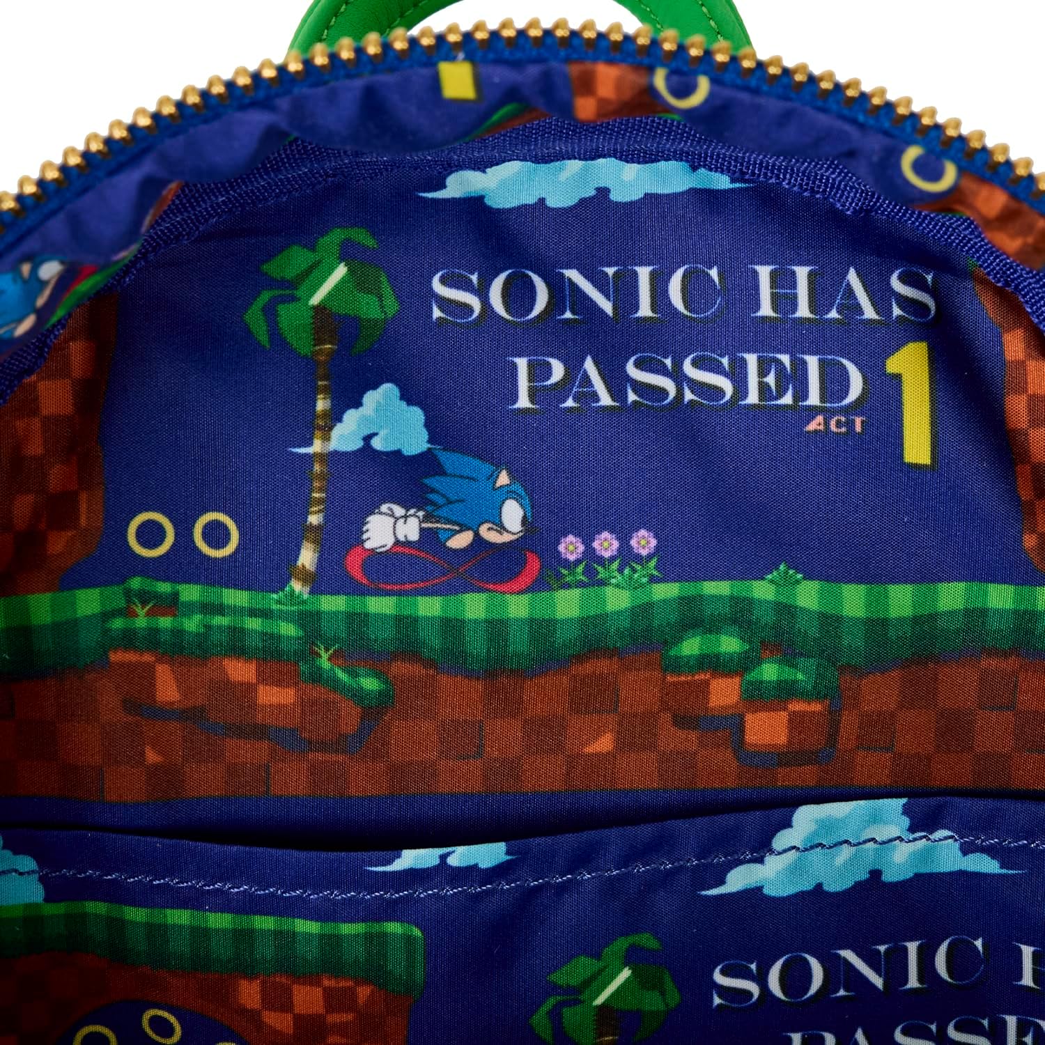 Loungefly Sega Sonic The Hedgehog Mini Backpack