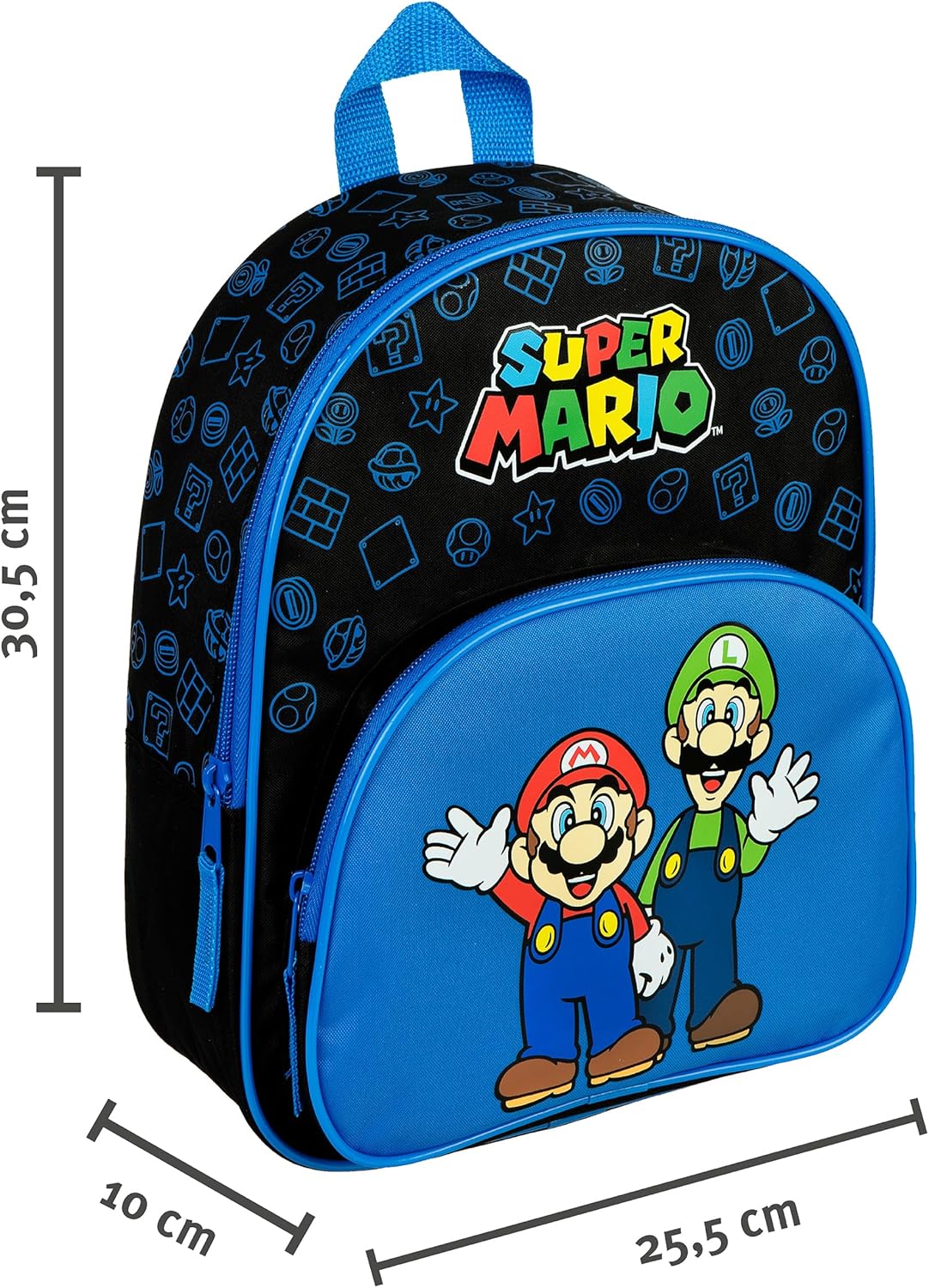 Undercover Rucksack mit Vortasche, Zainetto Unisex-Bambini e Ragazzi, ca. 30,5x25,5x10 cm