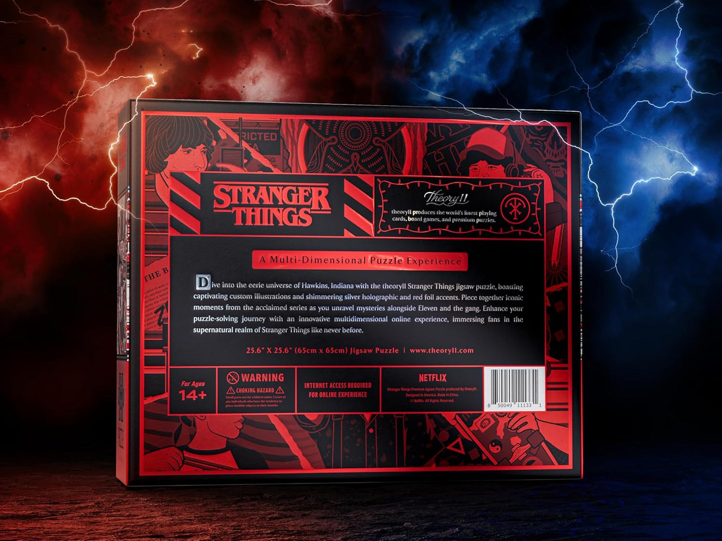 theory11 Stranger Things Puzzle – 1.000 Teile Puzzle – Offiziell lizenzierte Stranger Things Merchandise & Sammlerstücke – präzise Passform und Premium-Qualität – Zwischenpuzzle