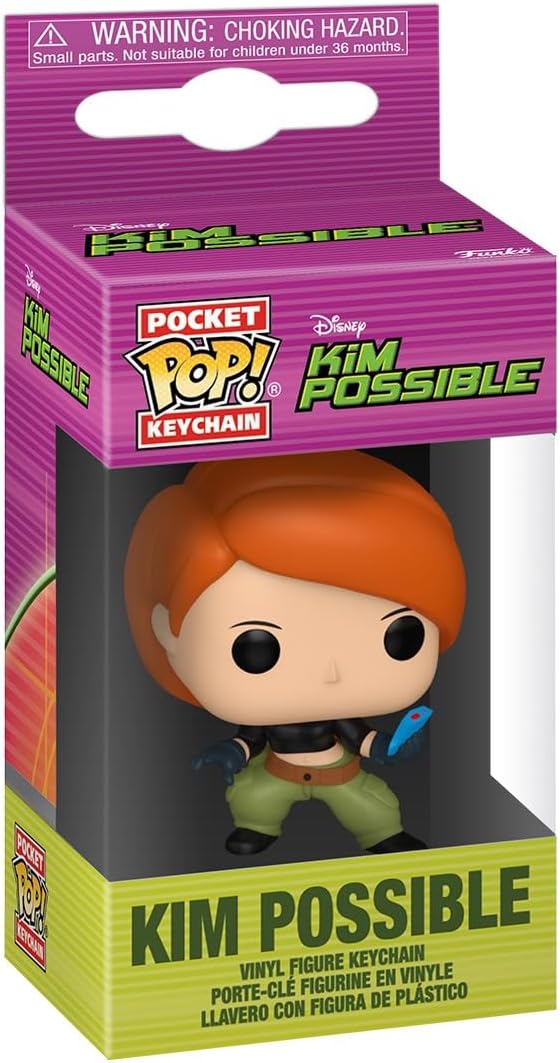 Funko POP! Keychain: Kim Possible - Kim Novelty Keyring - Collectable Mini Figure - Stocking Filler - Gift Idea - Official Merchandise - TV Fans - Backpack Decor