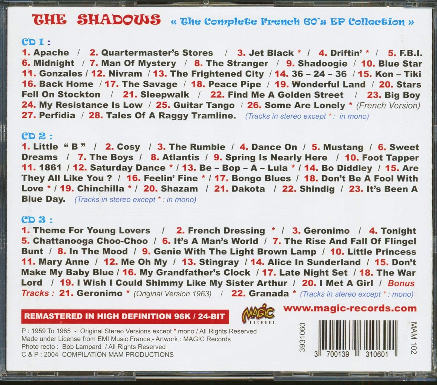 Complete French Sixties Ep Collection