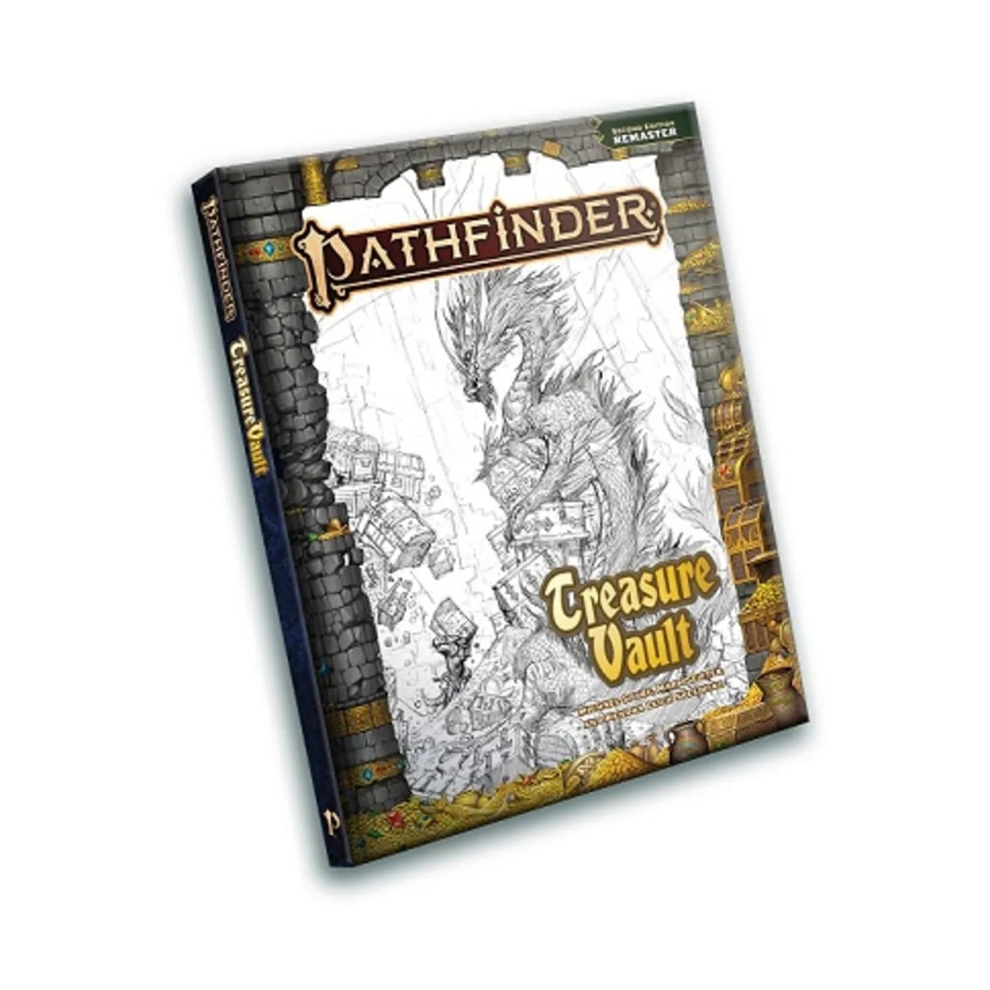 Pathfinder 2E: Treasure Vault Remastered Sketch Cover