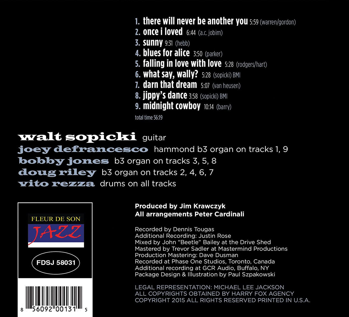 Walt Sopicki Trios: B3X3