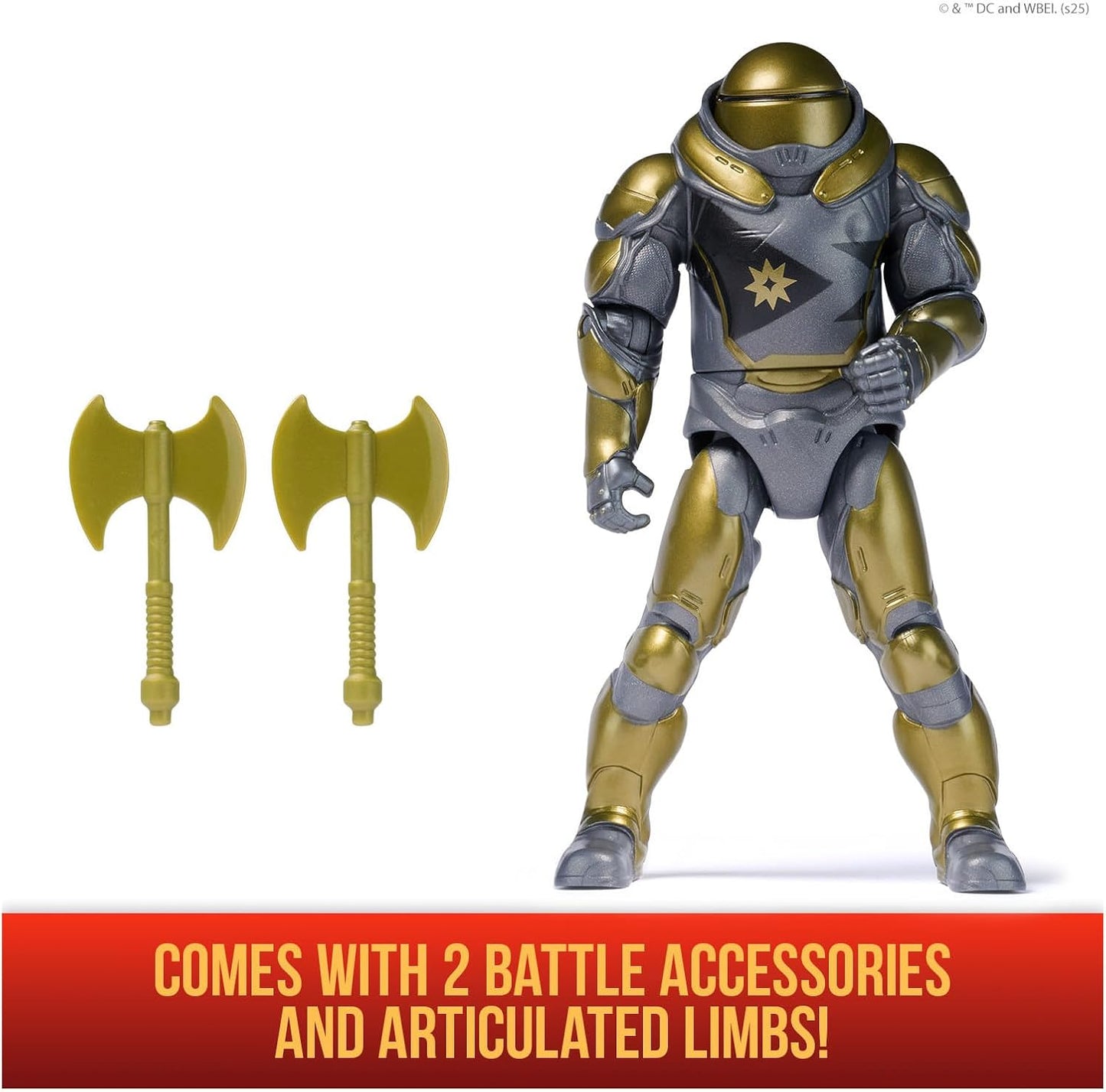 DC Comics, SUPERMAN, Green Lantern, Epic Strike Action Figure, 15-cm Tall, Authentic Movie Styling, Includes 2 Accessories, Kids’ Toys for Boys and Girls Aged 4 and Up