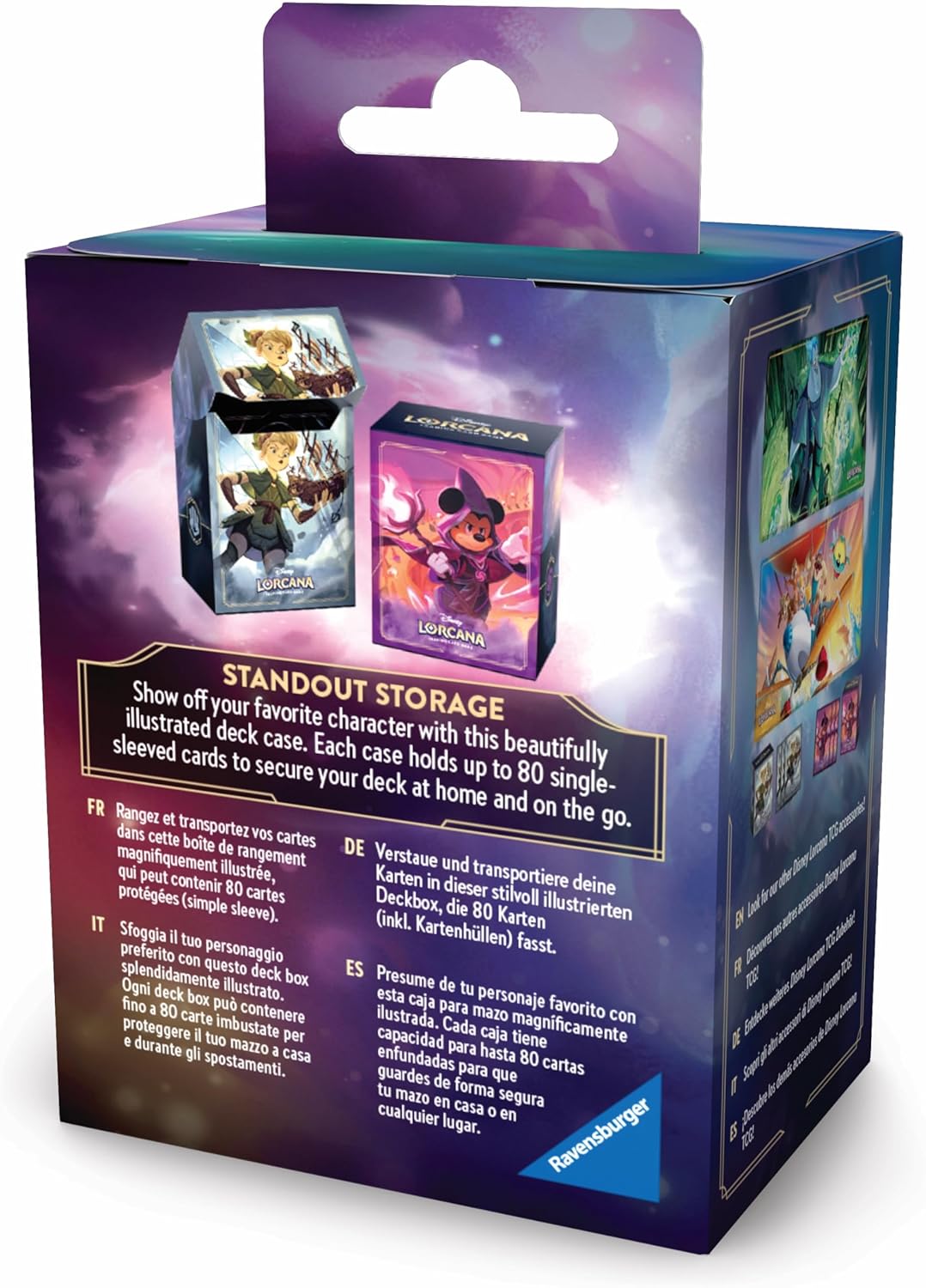 Ravensburger Disney Lorcana Deck Box Mickey Mouse Set 8 Reign of Jafar - Gift Set for Adults & Kids Age 8 Years Up - Collectable TCG