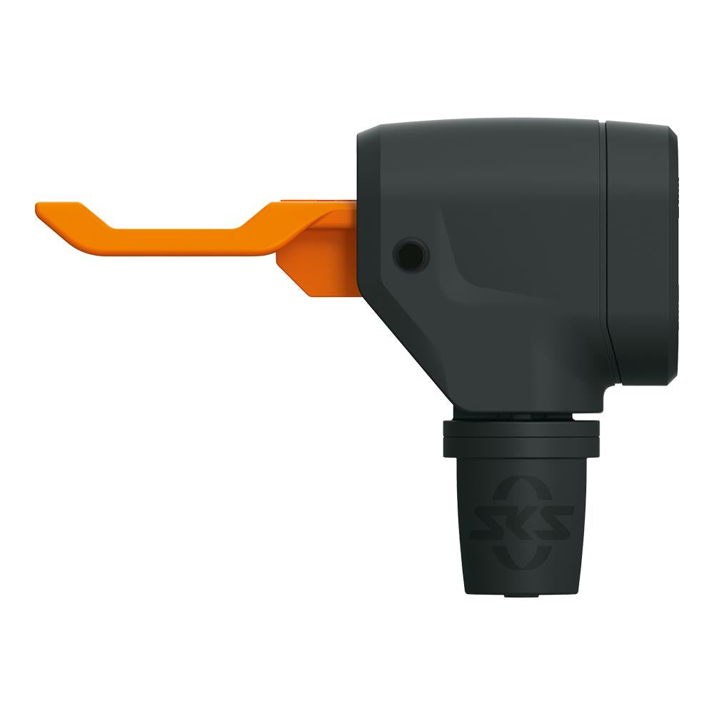 SKS Germany Tête de Pompe MV Easy (Tête de Valve optimisée Multi-Valve, avec Levier de Blocage Ergonomique, en Plastique renforcé de Fibres de Verre, Convient aux valves SV, AV & DV), Noir, TU