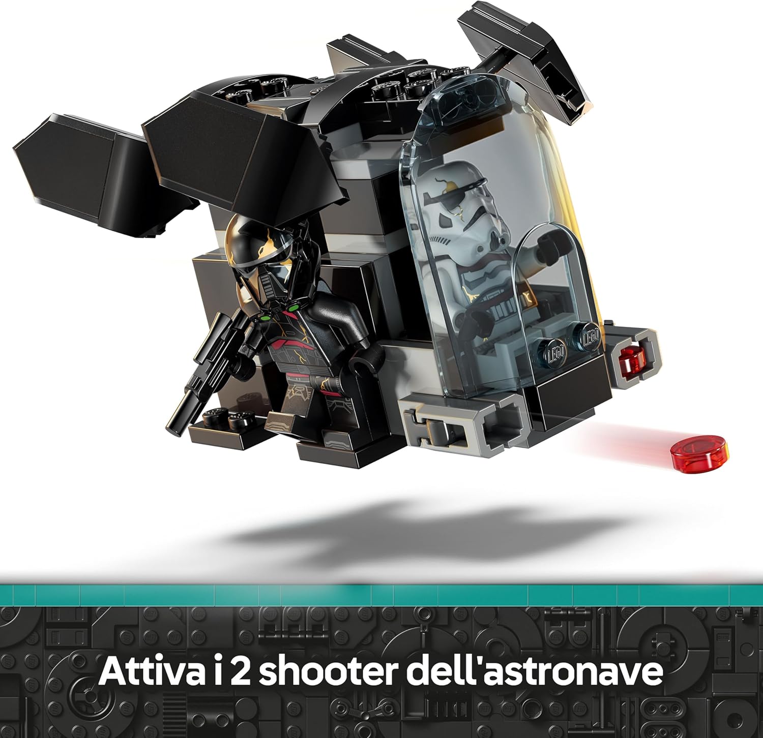LEGO Star Wars: Ahsoka Death Trooper & Night Trooper Battle Pack, Small Gift for Boys, Girls and Any Fans Aged 6 Years Old and Over, Dropship Building Toy for Kids, 4 Characters with Blasters 75412