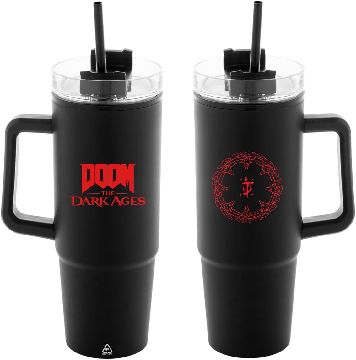 DPI Merchandising Doom: The Dark Ages Insulated Mug Shield Black/Red