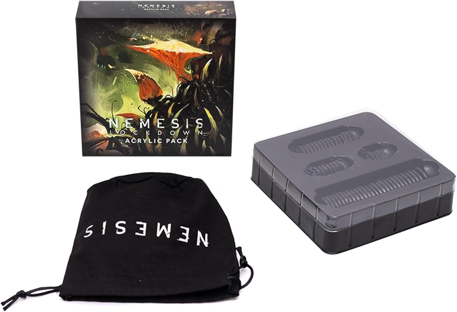 Awaken Realms | Nemesis Lockdown: Deluxe Acrylic Tokens | Board Game Accessory | Ages 14+