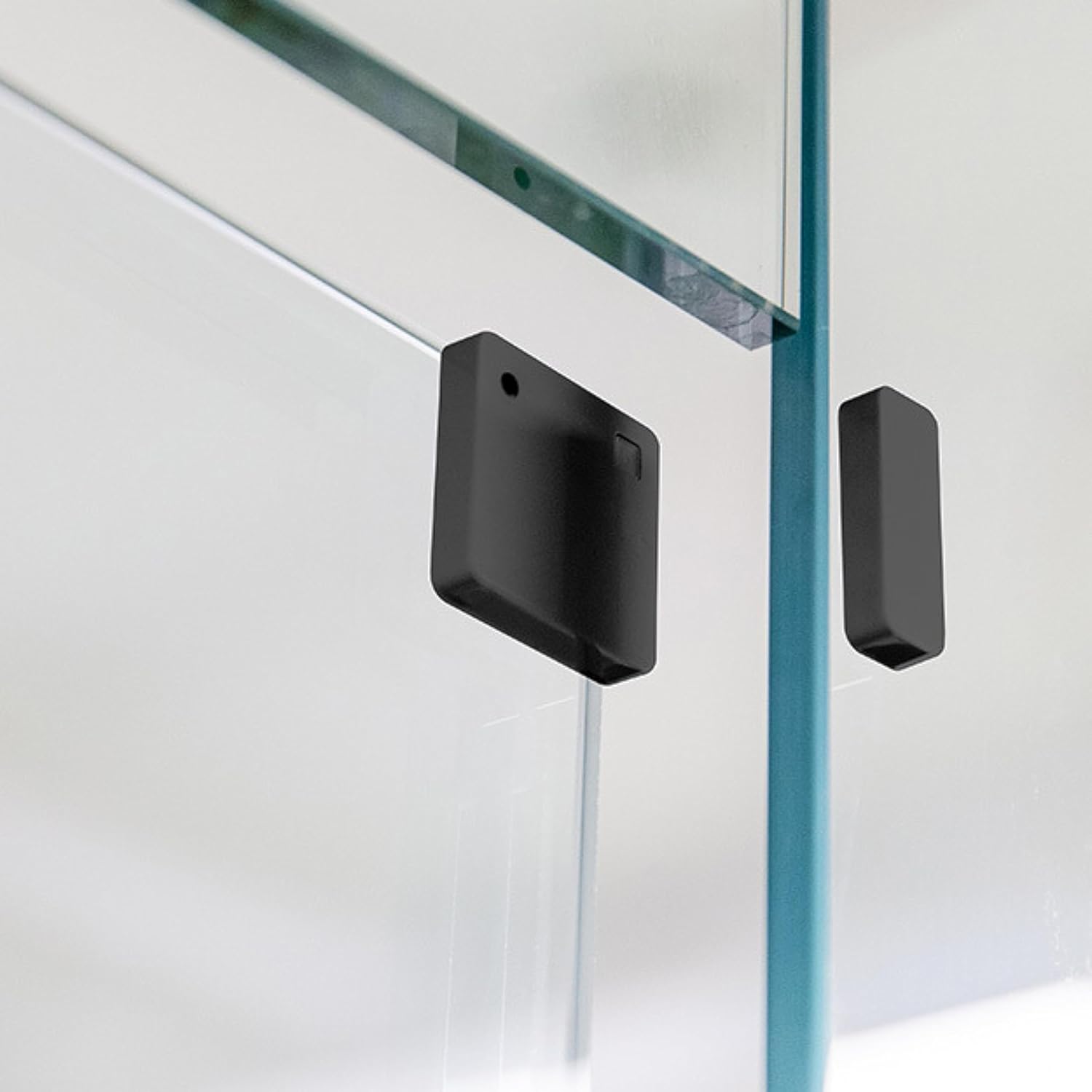 Shelly BLU Door/Window Zwart – Bluetooth Deur-/Raamcontactsensor│ Huisbeveiligingsalarm│ Licht- en Kantelsensor│ Batterijlevensduur 2 Jaar│ Versleutelde Communicatie