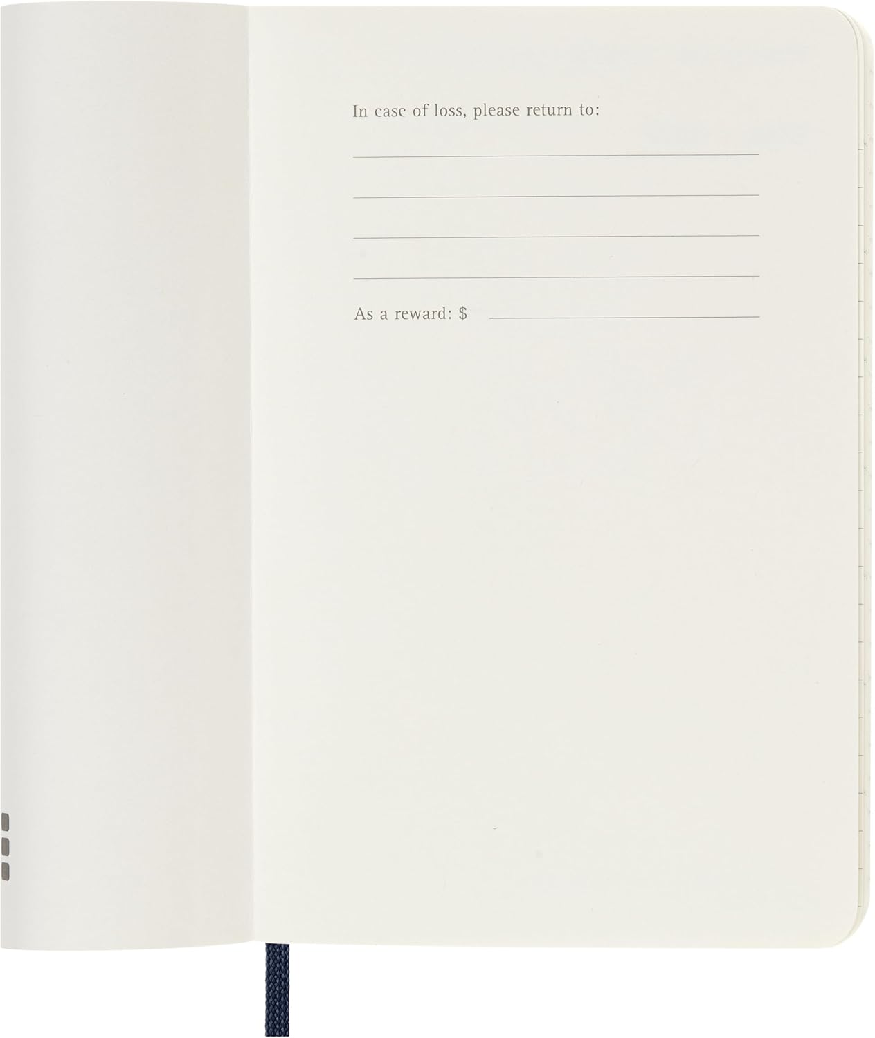 Moleskine Daily Planner, Daily Agenda 2026 12 Months, With Soft Cover and Elastic Closure, Pocket Size 9x14, Blue Color