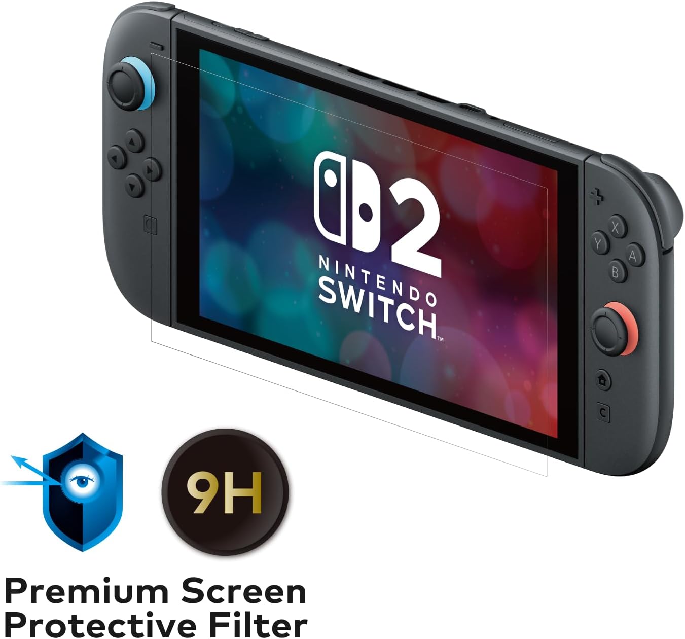 Hori - Premium Screen Protective Filter For Nintendo Switch 2 - Transparent