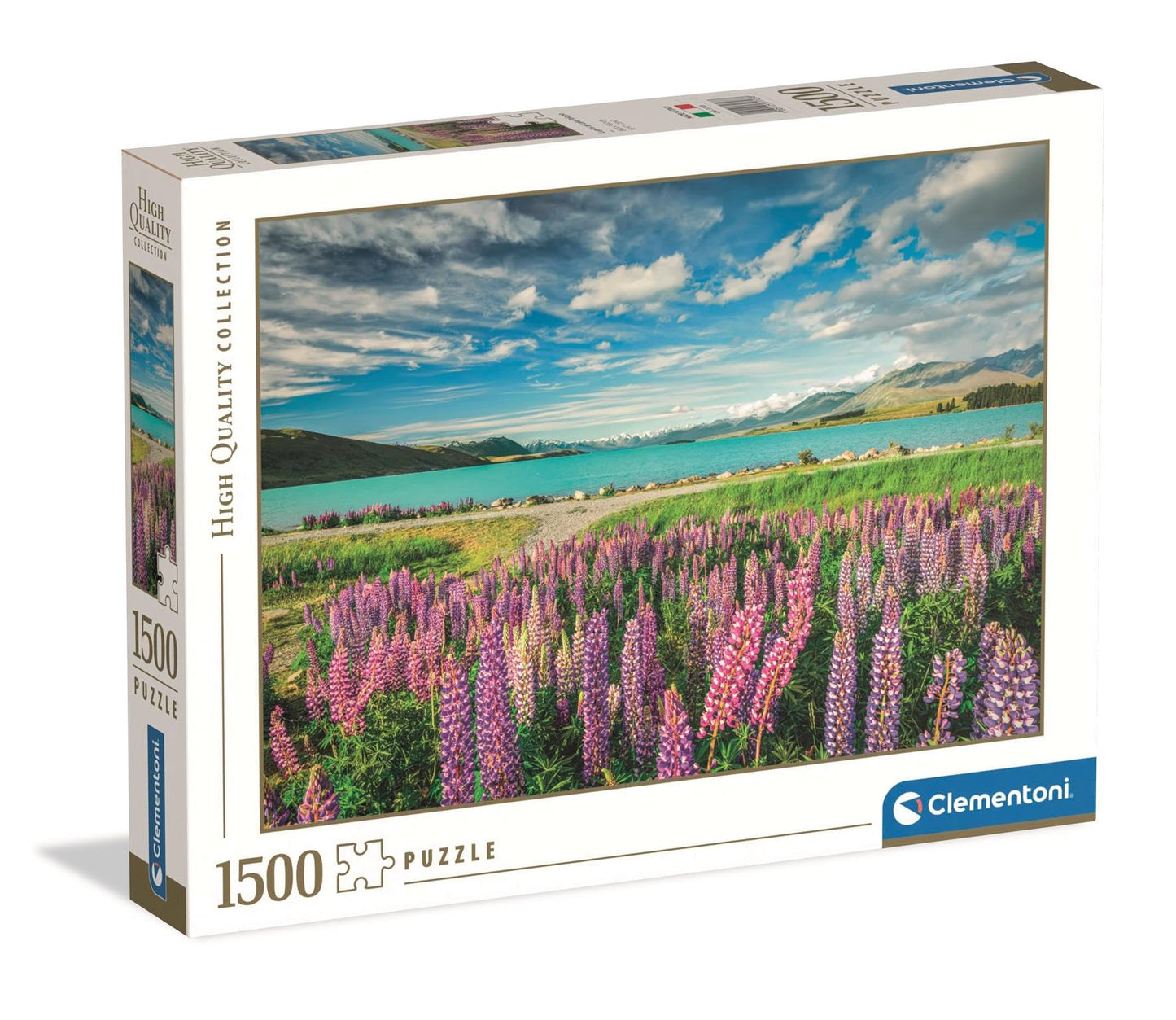 Lupins At Lake Topede HQC (1500 Stukjes)