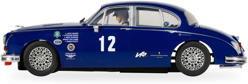 Scalextric C4596 Jaguar MK2 - Grant Williams Racing Slot Car