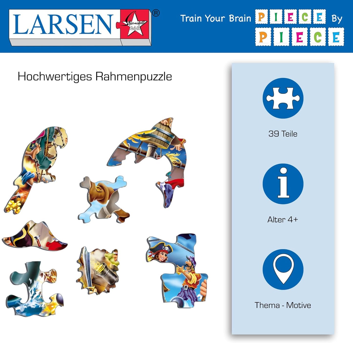 Selecta - Larsen Legpuzzel Het Piratengevecht 39st.