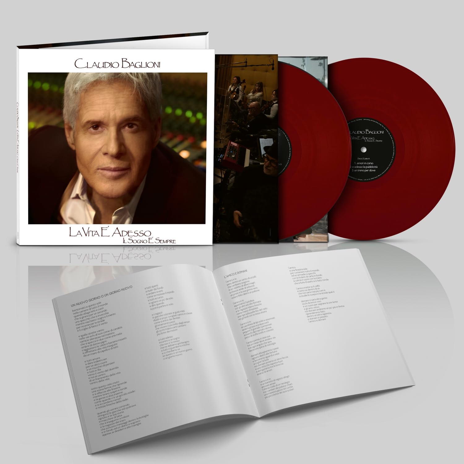 La Vita E Adesso Il Sogno E Sempre - Oxblood Red