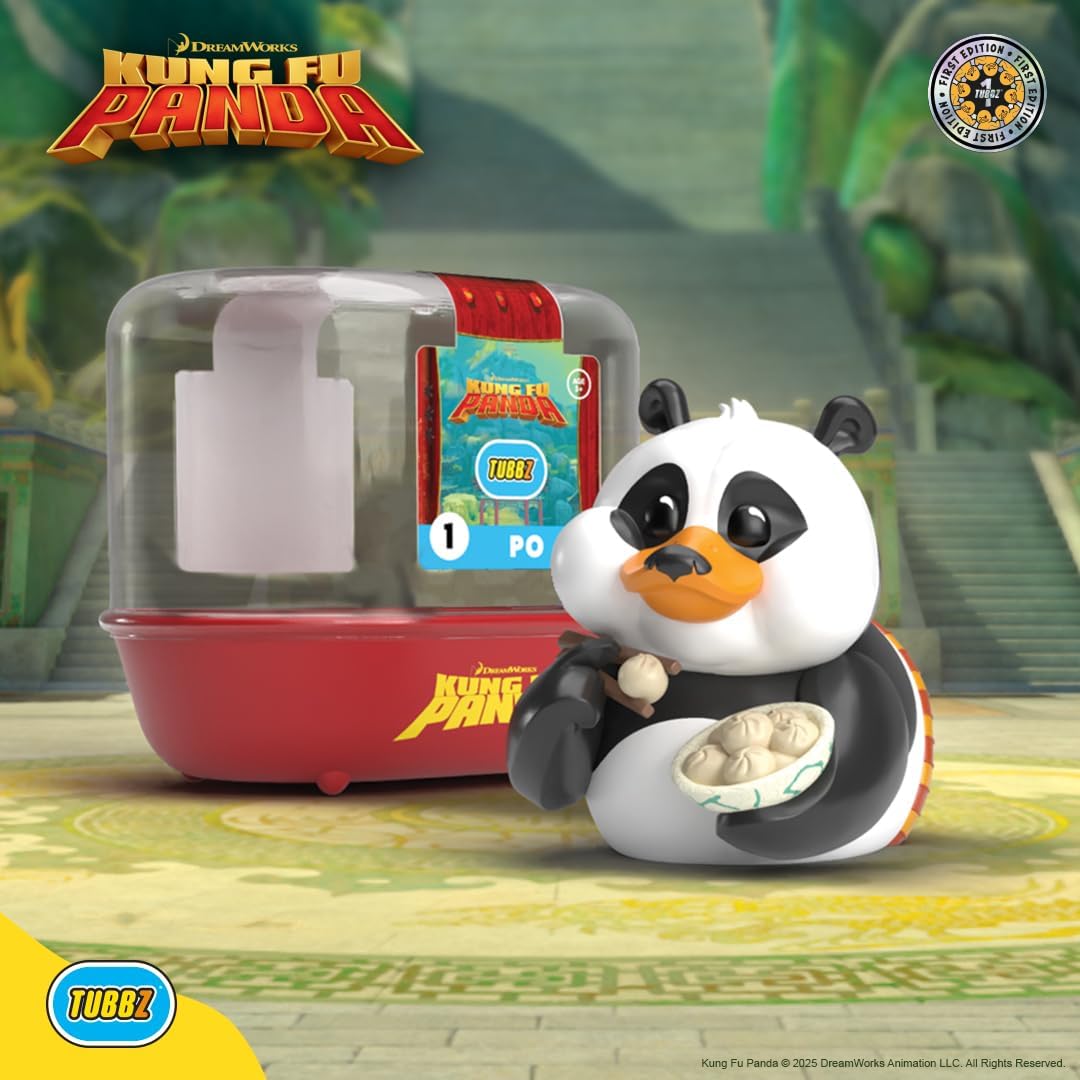 TUBBZ First Edition: Kung Fu Panda - Po Cosplaying Rubber Duck Vinyl Figure