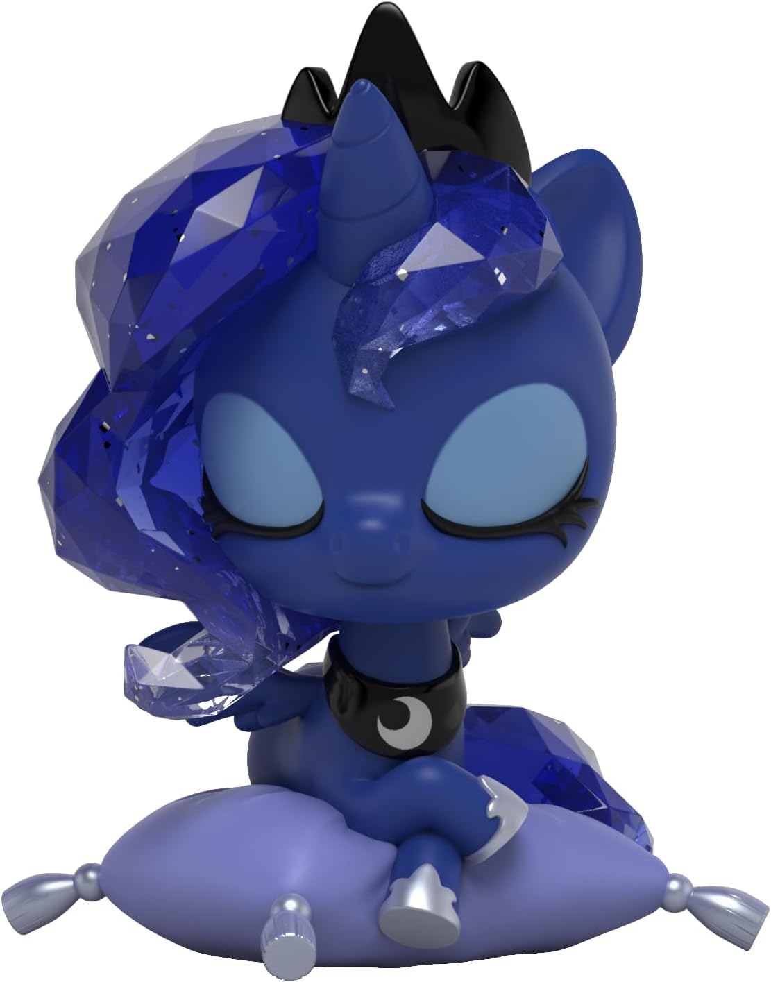 Mighty Jaxx My Little Pony Kwistal Fwenz: Princess Memories | Princess Luna | Figura da collezione in vinile da 6 pollici