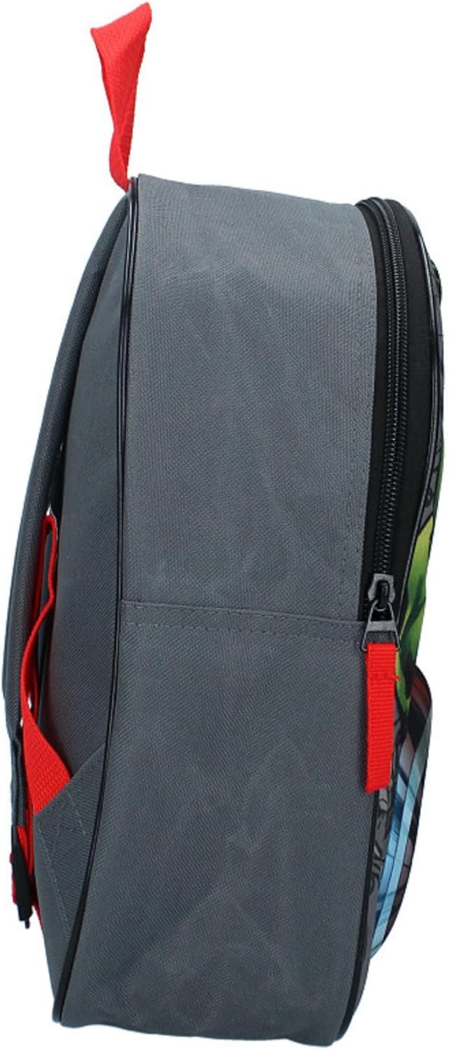 Vadobag Backpack 3D Avengers Simply Special 32 x 26 x 11 cm, gray, 32x26x11 cm