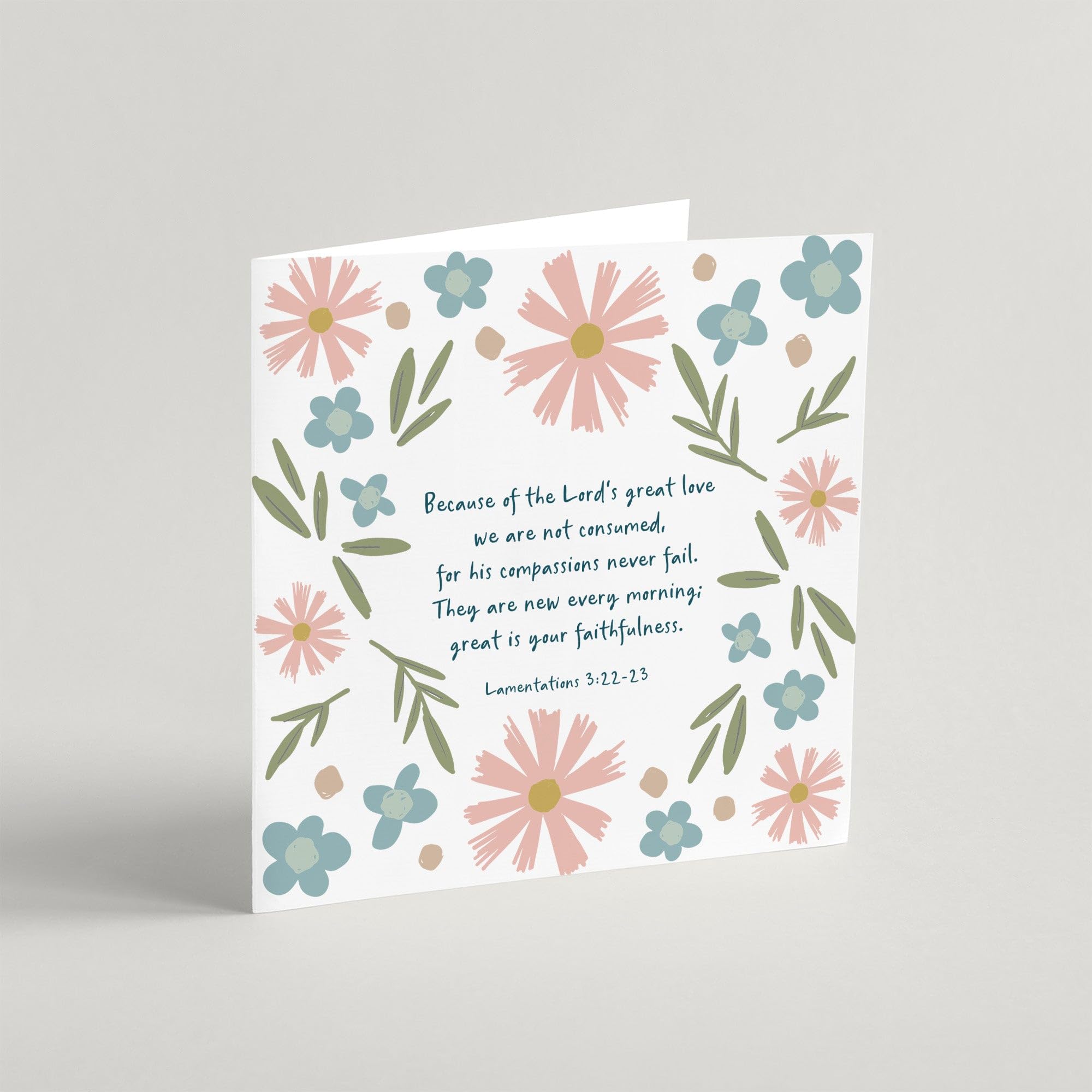 Great Is Your Faithfulness Greeting Card & Envelope