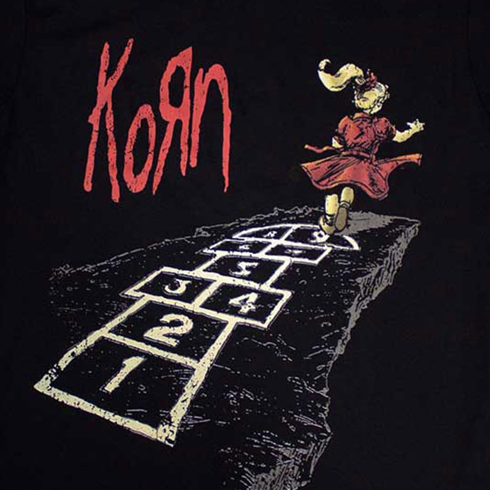 Rock Off officially licensed products Korn Follow The Leader Band Logo T Shirt