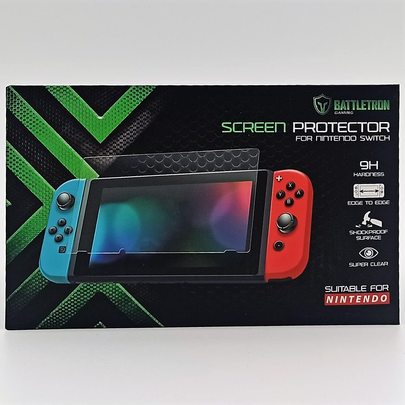 Battletron Gaming 9H screenprotector compatibel met switch