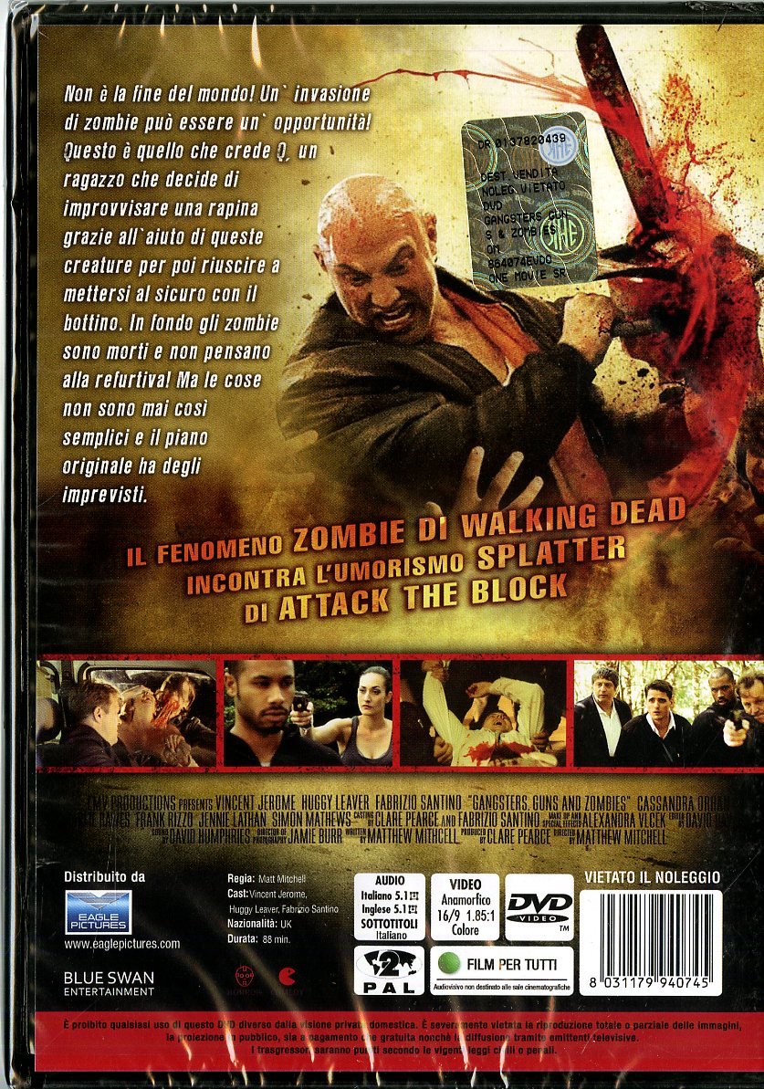 Gangsters, Guns And Zombies - (Italian Import)