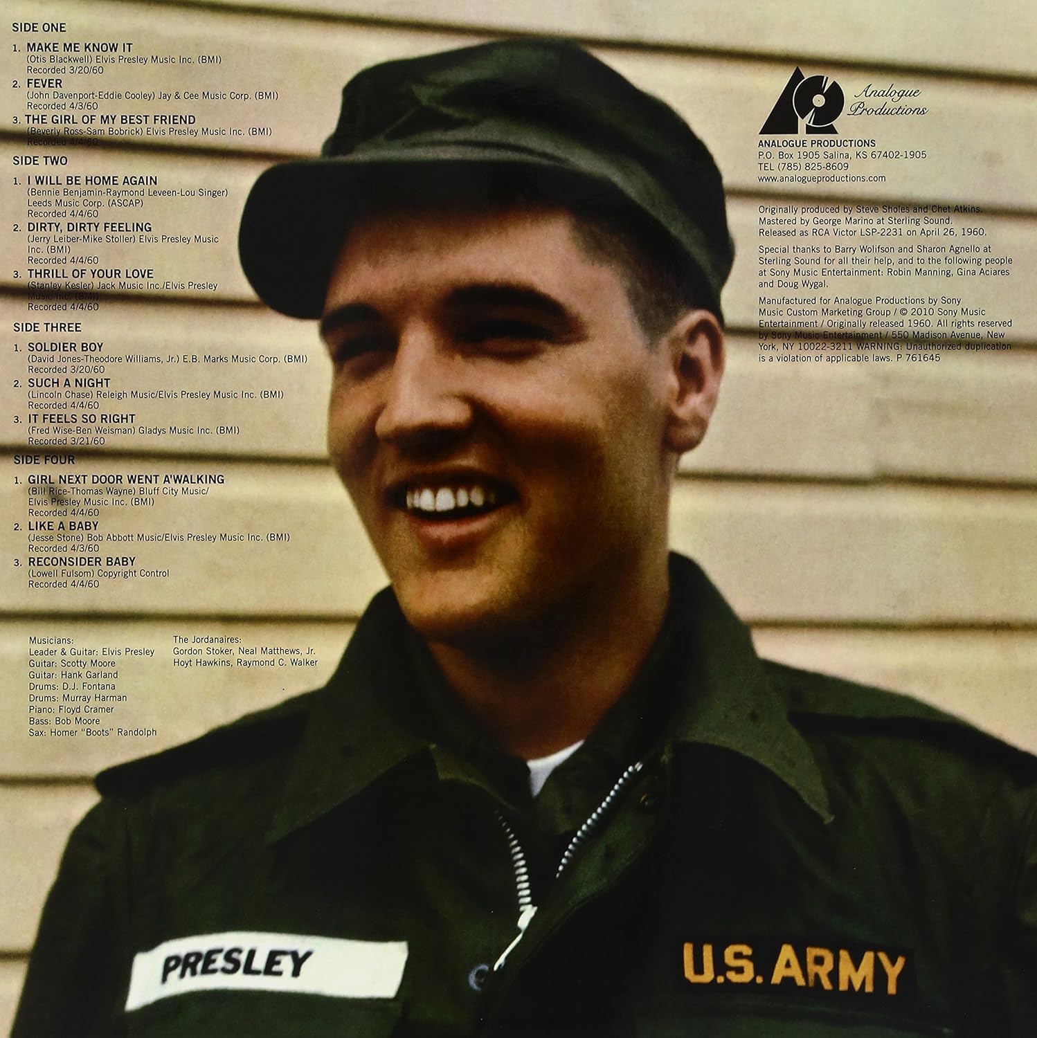 Elvis Is Back (2lp/200gr./45rpm