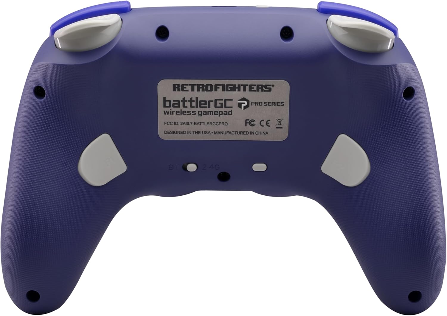 Retro Fighters BattlerGC Pro Series GameCube Controller Switch/PC/GameCube - Purple