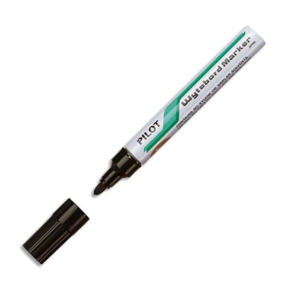 Pilot Wyteboard Medium Tip Drywipe Marker Black (Pack 12) - 4902505088643