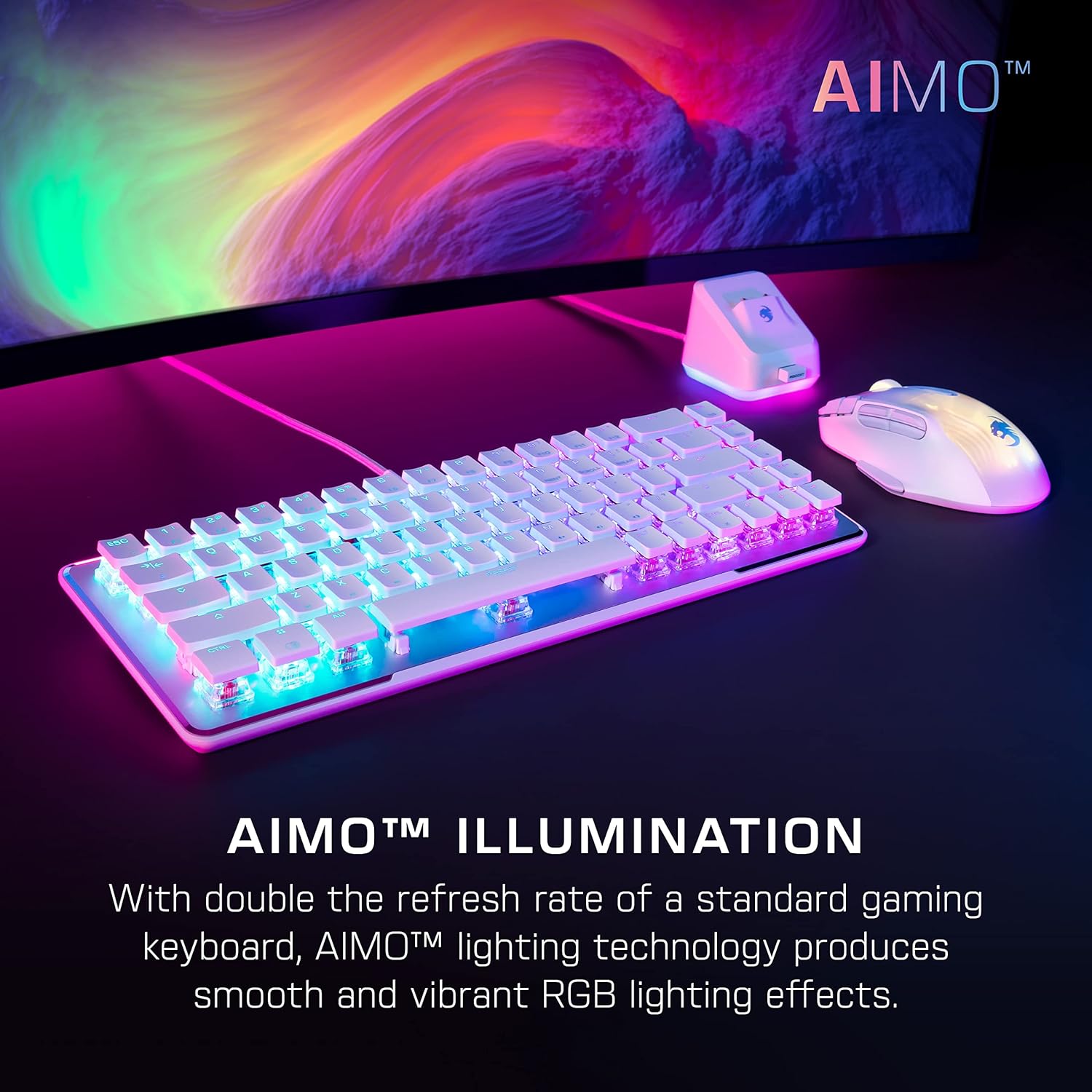 Roccat: Vulcan Ii Mini - Rgb Gaming Keyboard - White (Pc)