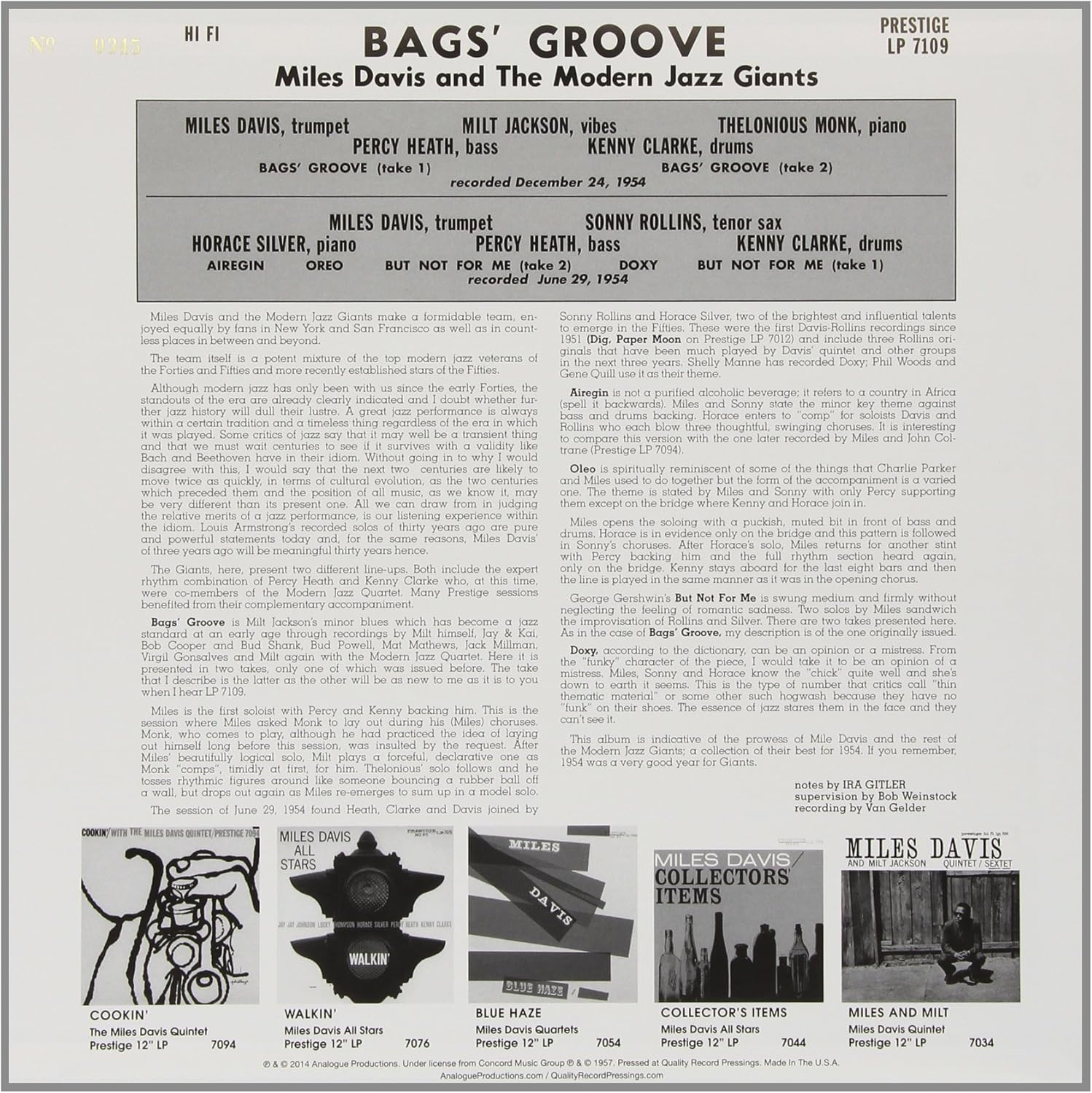 Bags Groove