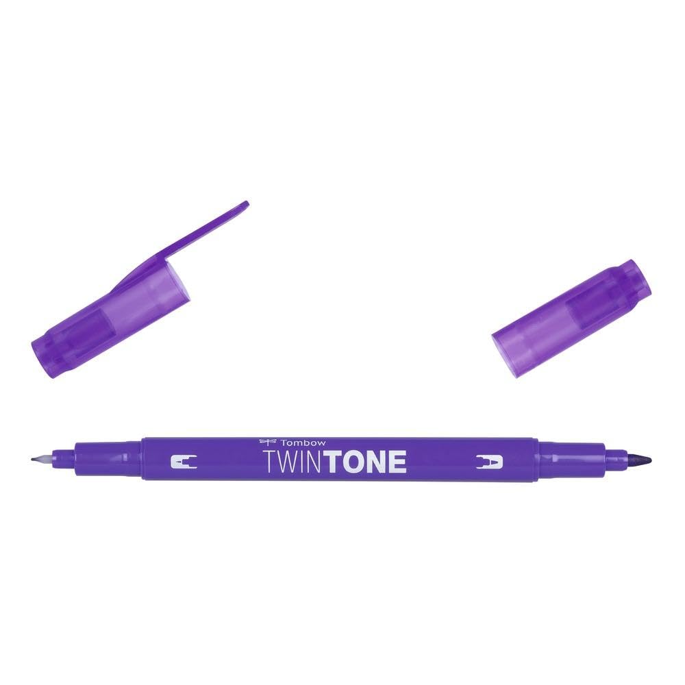 Tombow TWINTONE-82 Dual Tip Marker - Grape