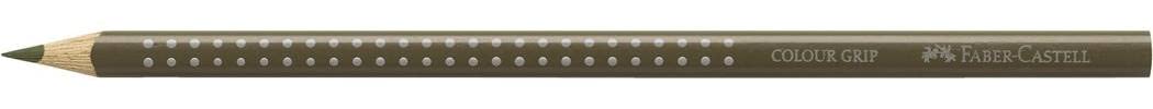 Faber-Castell 112473 - Matita colorata Colour Grip, verde oliva-giallastro