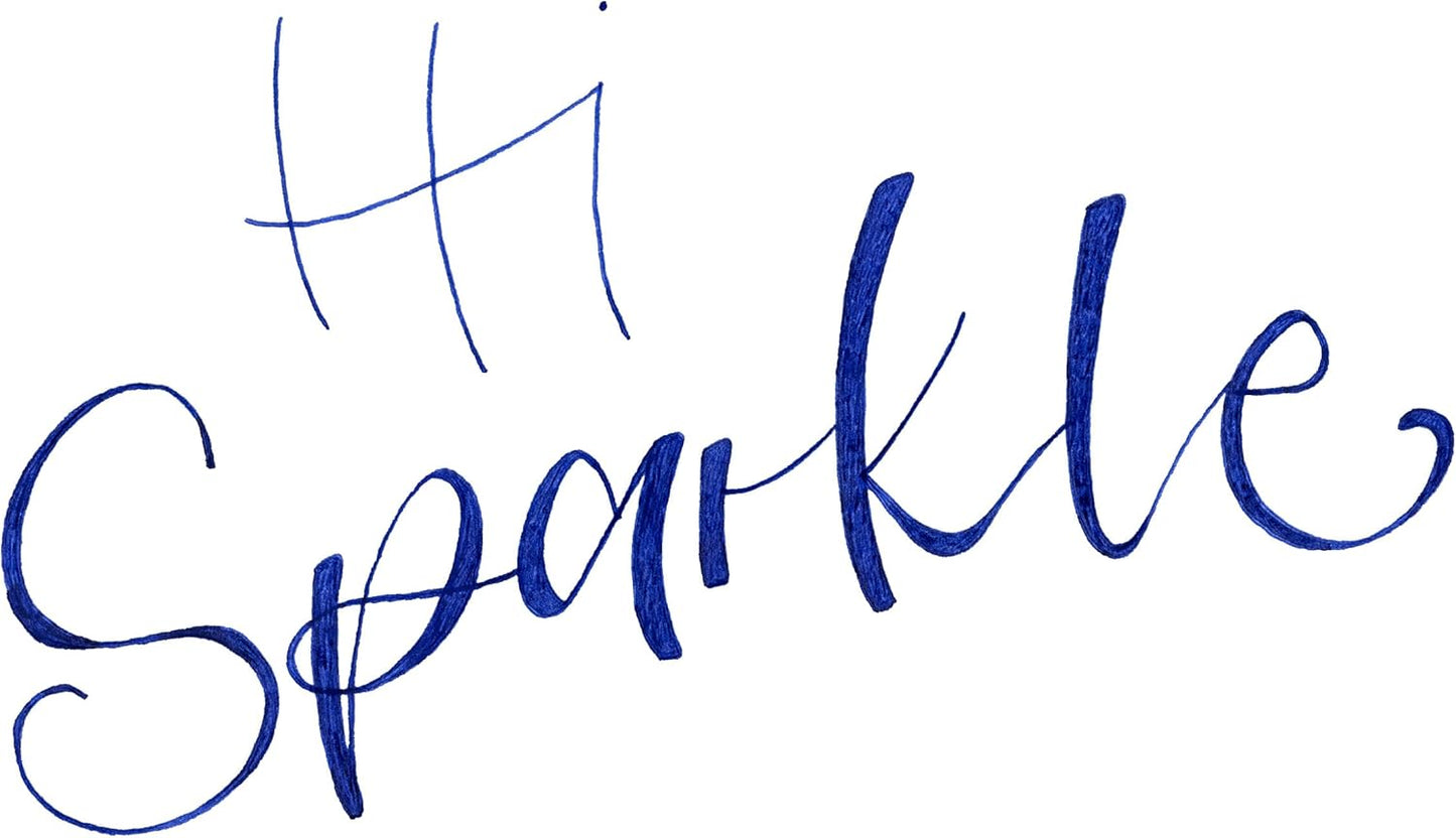 Faber-Castell 118298 – Juego de lápices Sparkle, con sacapuntas, goma de borrar y 2 lápices, set de escritura rosa metalizada