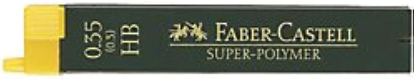 Faber-Castell Miscellaneous Super-Polymer Fineline Lead, 0.35mmBlack, H, For Art, Craft, Drawing, Sketching, Home, School, University, Colouring