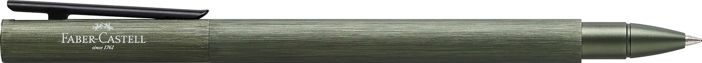 Faber-Castell Neo Slim Aluminium Rollerball Pen - Olive Green