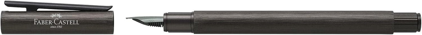Faber-Castell Neo Slim Auminium F Fountain Pen - Gun Metal